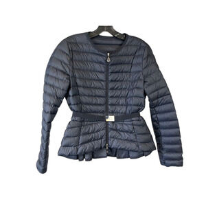 MONCLER Moncler Morvan Giubbotto Black Ultralight Puffer Coat Size 0